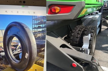 Solid tires 10.00-20,1.00-20,12.00-20 with steel rims and spacers for excavator solution.