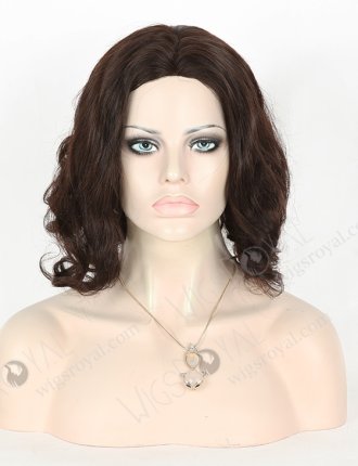 In Stock Malaysian Virgin Hair 14" Big Curl Natural Color Silk Top Glueless Wig GL-03041