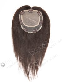 Silk Base Short Hair Toppers Best Quality Unprocessed Cuticle Aligned Virgin Hair Topper-007