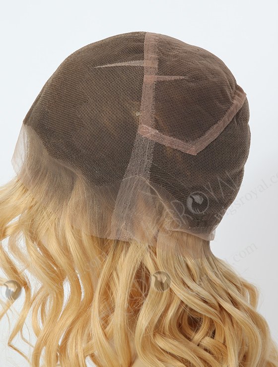 Dark Roots Blonde Curly Wigs For White Women WR-LW-030-1517