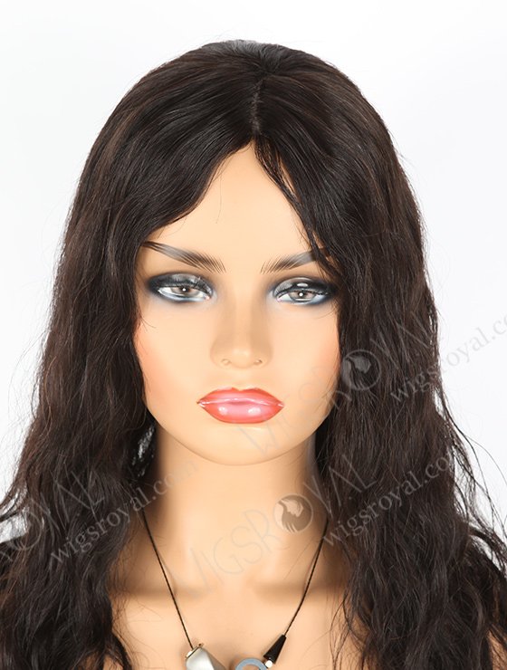 Realistic Silk Top Glueless Human Hair Wig GL-03025-1406