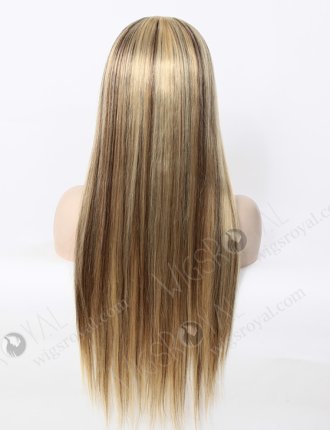 Blonde Hair with Brown Highlight Human Hair Wigs WR-LW-035