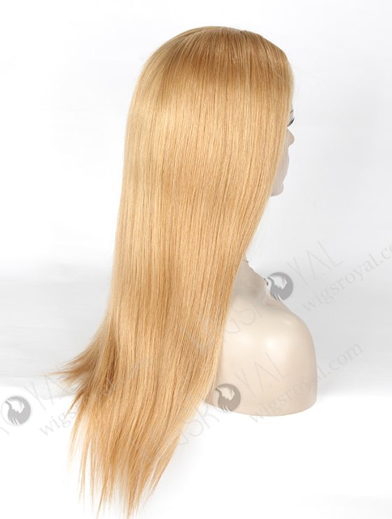In Stock Brazilian Virgin Hair 18" Straight 18/22# Evenly Blended Color Silk Top Glueless Wig GL-04063-1905