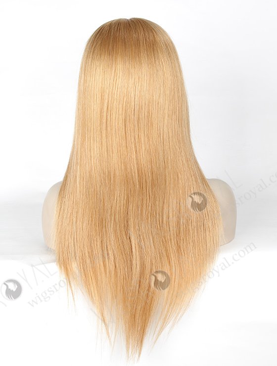 In Stock Brazilian Virgin Hair 18" Straight 18/22# Evenly Blended Color Silk Top Glueless Wig GL-04063-1904