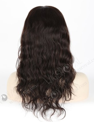 In Stock Brazilian Virgin Hair 14" Natural Wave Natural Color Silk Top Glueless Wig GL-04058