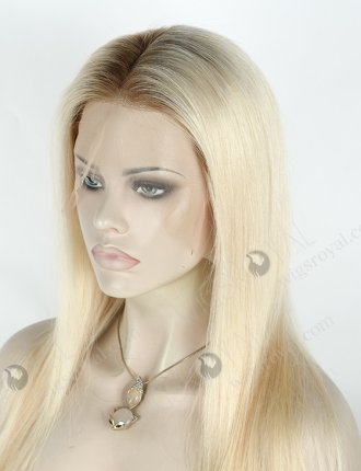 In Stock Brazilian Virgin Hair 16" Straight T9/60# Color Lace Front Wig MLF-04017