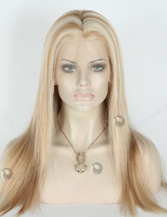 Flawless Brown Highlights Lace front Wig MLF-04014