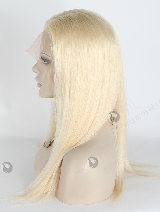 Silky Platinum Color Human Hair Wig MLF-04012-2111