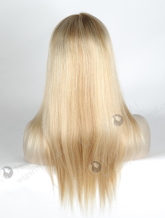 In Stock Brazilian Virgin Hair 16" Straight T8/60/25/8# highlights Lace Front Wig MLF-04022-2206