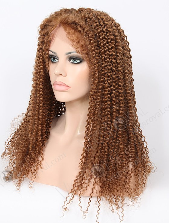 Medium Brown Tightest Curl 8mm Indian Hair Wig WR-LW-067-2923