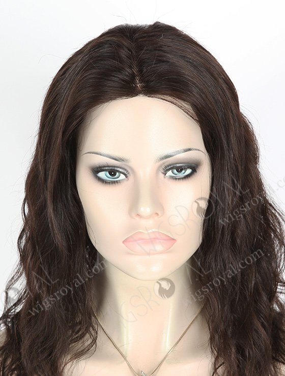 In Stock Chinese Virgin Hair 14" Natural Wave Natural Color Full Lace Glueless Wig GL-07011-3104