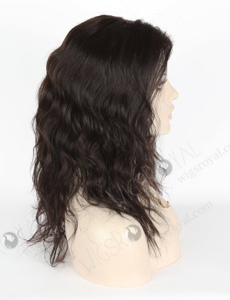 In Stock Chinese Virgin Hair 14" Natural Wave Natural Color Full Lace Glueless Wig GL-07011