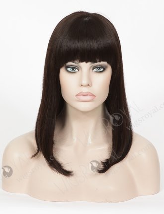 Chic Bob Style Glueless Wig With Bangs GL-07015
