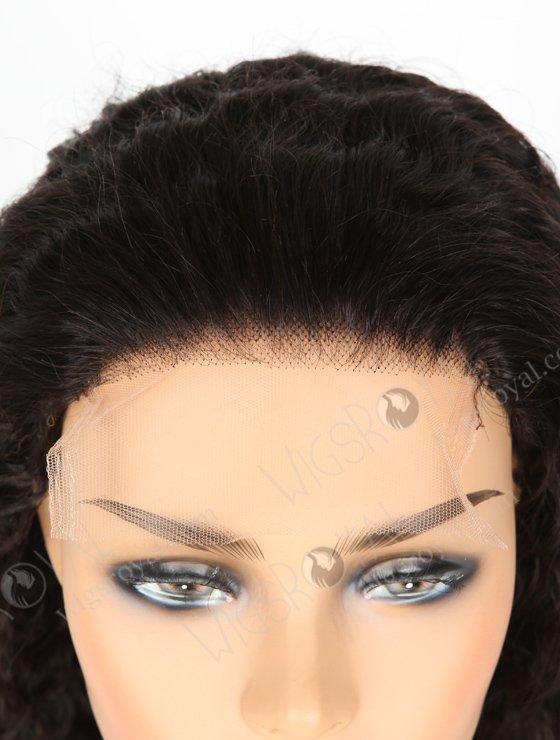 In Stock Indian Remy Hair 18" Deep Wave Natural Color 5"×5" HD Lace Closure Wig CW-01004-3175