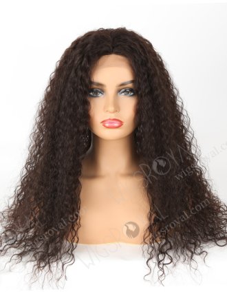 In Stock Indian Remy Hair 22" Loose Curl 18mm Natural Color Silk Top Full Lace Wig STW-079