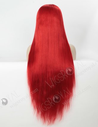 Super Long Hair Silky Straight Red Color Unprocessed Human Hair Wig WR-LW-102