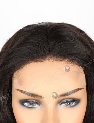 In Stock Indian Remy Hair 18" Body Wave Natural Color 5"×5" HD Lace Closure Wig CW-01020