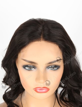 In Stock Indian Remy Hair 20" Ocean Wave Natural Color 5"×5" HD Lace Closure Wig CW-01025