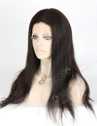 Hidden Knots Natural Scalp Silk Top Wigs | The Most Realistic Parting 18 Inch Straight Brazilian Hair Wig STW-319