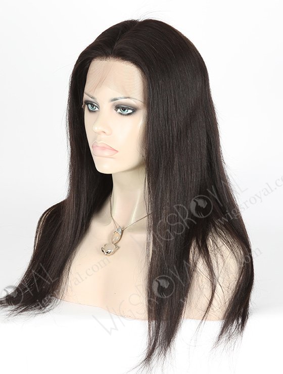 Chic Light Yaki Human Hair Silk Top Wig STW-031-3813