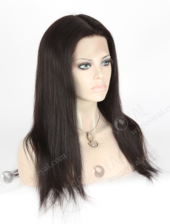 Chic Light Yaki Human Hair Silk Top Wig STW-031-3815