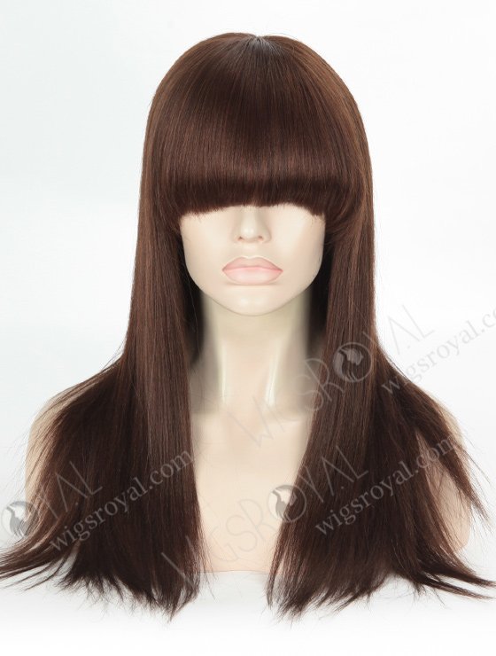 Light Yaki Evenly Blended 3#/4# Color Malaysian Virgin Hair Wigs WR-LW-103-4126