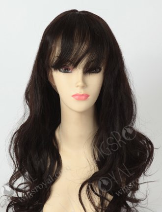 Glueless Full Lace Wig Brazilian Remy With Bangs WR-GL-015
