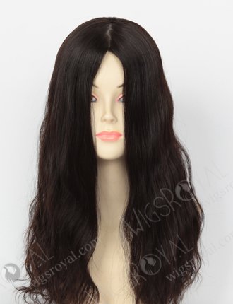 European Virgin Silk Base Top Natural Wavy Full Lace Kosher Jewish Wigs WR-JW-010