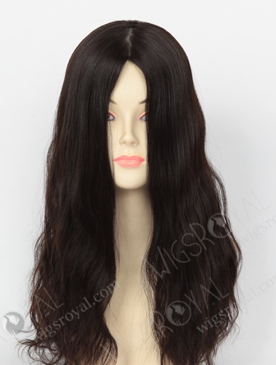 European Virgin Silk Base Top Natural Wavy Full Lace Kosher Jewish Wigs WR-JW-010-5536