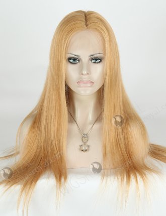 Realistic Long Human Wig With Blonde Hair FLW-04251