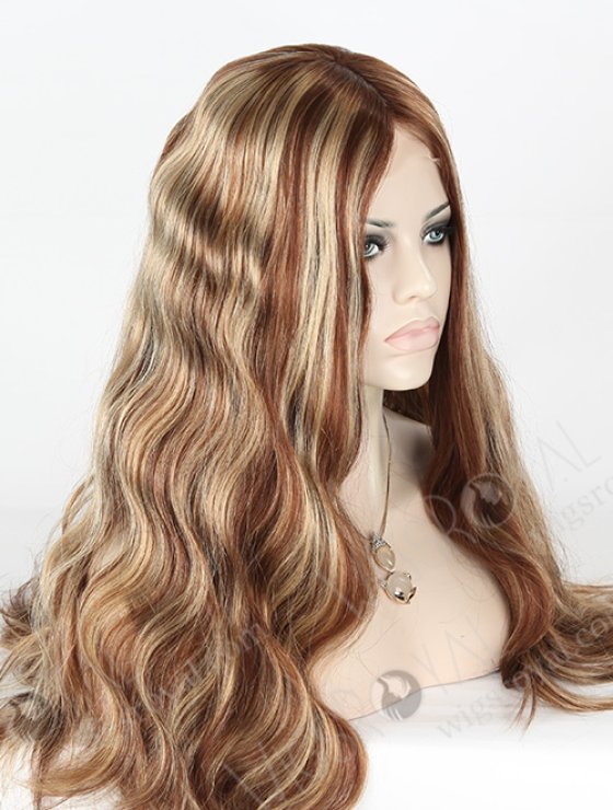 High Density Highlight Color Euroepan Virgin Human Hair Jewish Kosher Wigs WR-JW-011-5547