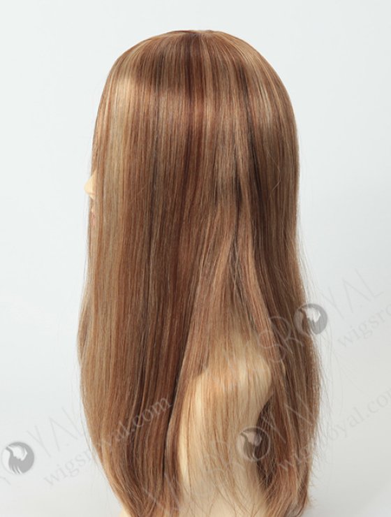 Custom Balayage Jewish Wig Top Lace Malaysian Human Hair Wig For Alopecia WR-JW-003-5489