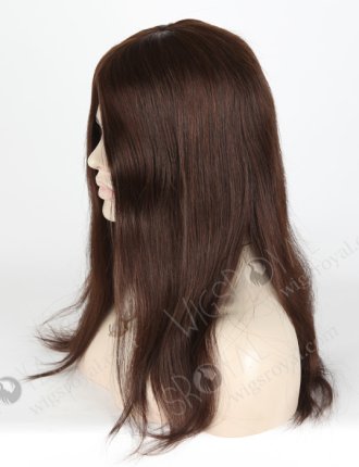 In Stock European Virgin Hair 16" Straight 2/3# Evenly Blended Silk Top Glueless Wig GL-08037
