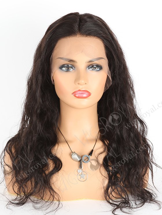 In Stock Brazilian Virgin Hair 20" Natural Wave Natural Color Full Lace Wig FLW-04079-6201