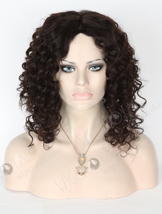 In Stock Chinese Virgin Hair 18" Loose Spiral Curl Natural Color Full Lace Glueless Wig GL-07017