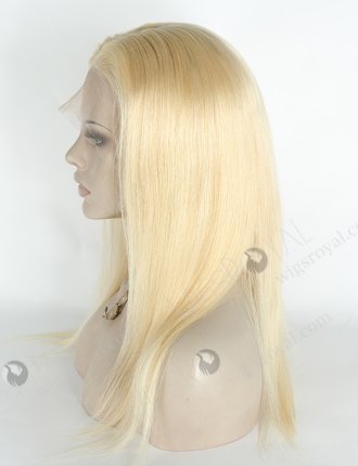 Full Lace Human Hair Wigs Indian Remy Hair 16" Straight 613# Color FLW-01823