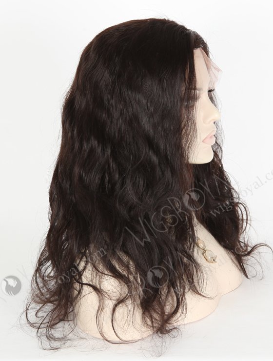 In Stock Indian Remy Hair 18" Body Wave 1b# Color Lace Front Wig SLF-01044-6815