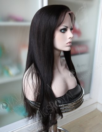 High Density 200% Peruvian Virgin Human Hair Silk Base Full Lace Wigs WR-ST-038