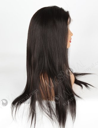 In Stock Indian Remy Hair 20" Yaki 1b# Color Full Lace Wig FLW-01597