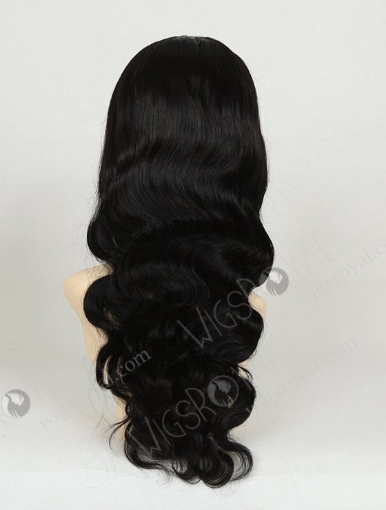 In Stock Indian Remy Hair 18" Body Wave 1# Color Full Lace Wig FLW-01390-7260