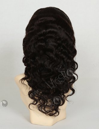 16" Indian Remy Hair Loose Deep Body Wave Wig 2# Color FLW-01273