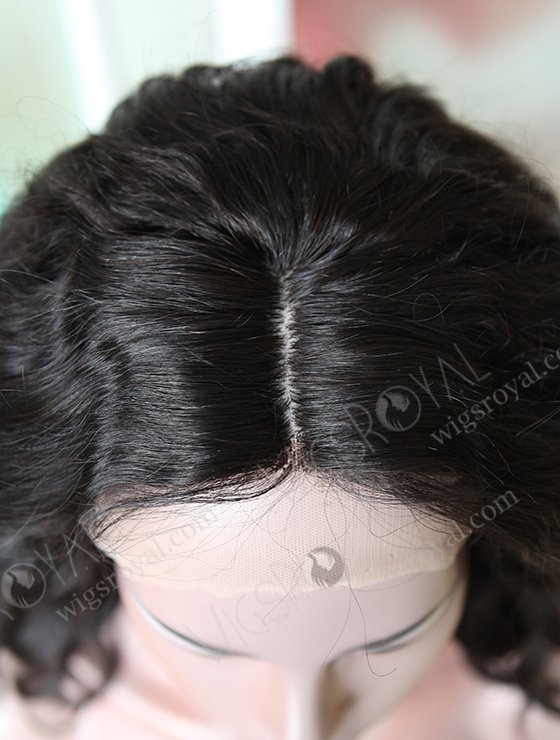 High Quality Long Human Hair Bouncy Curly Silk Top Full Lace Wigs WR-ST-037-7016