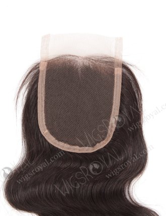 In Stock Indian Remy Hair 16" Body Wave Natural Color Top Closure STC-70