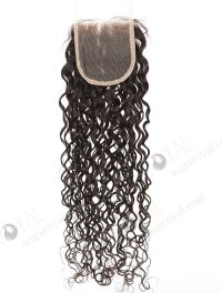 In Stock Indian Remy Hair 20" Loose Pixie Curl Natural Color Top Closure STC-394