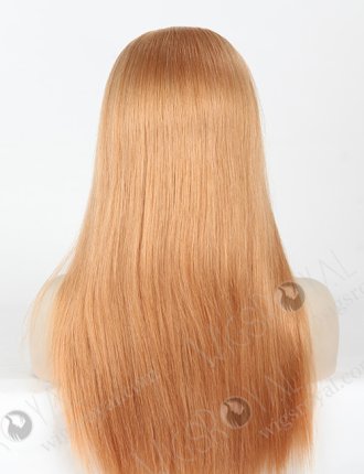 The Special Top Mesh Mongolian Virgin T3#/12# Straight Silk Top Full Lace Wig WR-ST-045