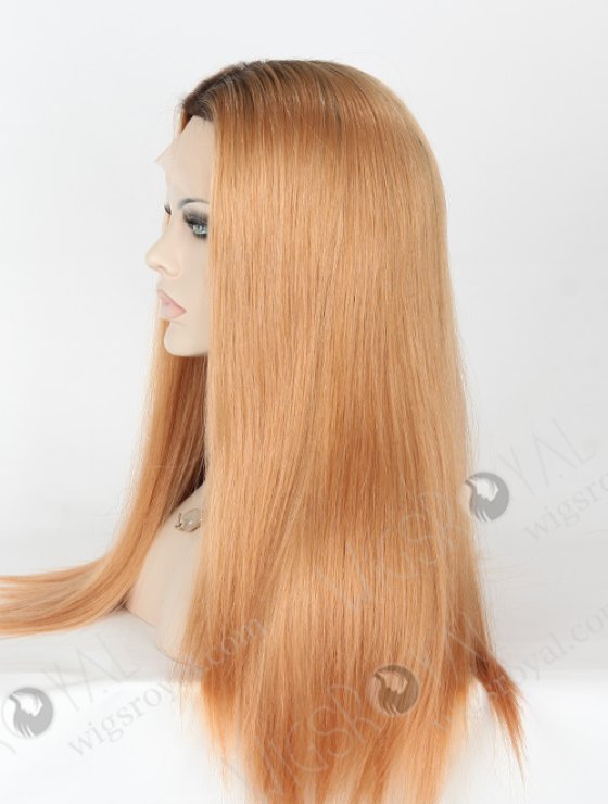 The Special Top Mesh Mongolian Virgin T3#/12# Straight Silk Top Full Lace Wig WR-ST-045-7708