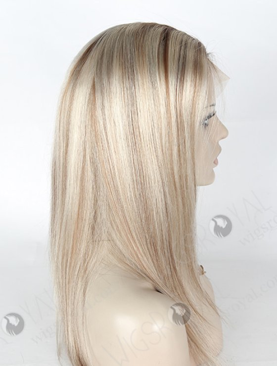 Amazing White Ombre Color Gripper Lace Wigs For Alopecia Women WR-GR-008-7968