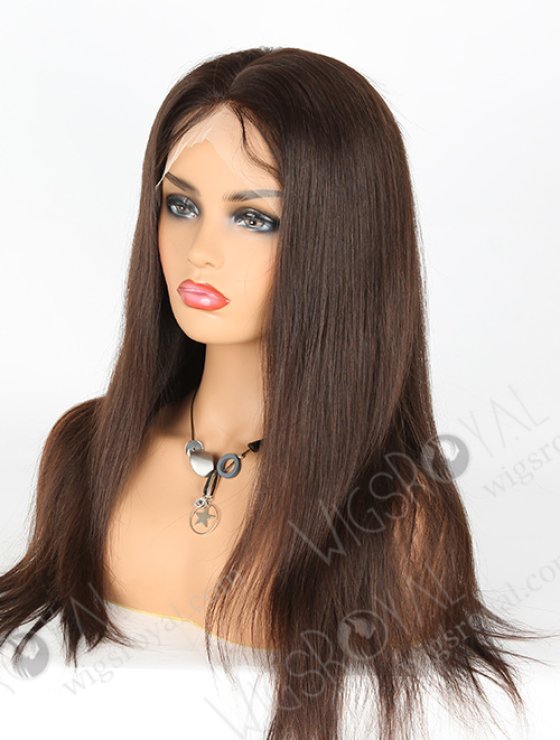 Premium Quality Natural Black Silk Top No Knots Full Lace Wigs WR-ST-047-7721