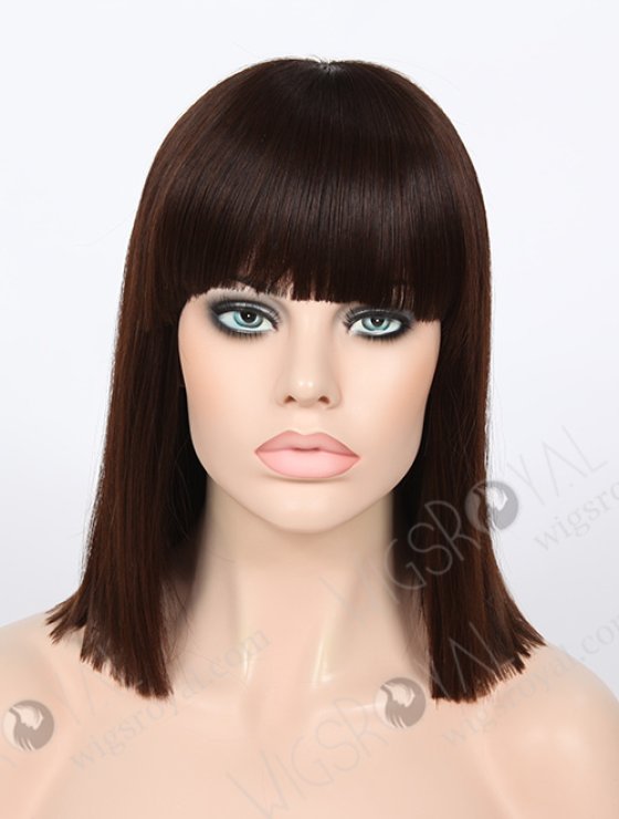 Fashion Bob Style Wig with Bangs Human Hair Glueless Wigs For Women WR-GL-046-8221