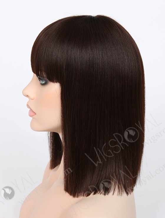 Fashion Bob Style Wig with Bangs Human Hair Glueless Wigs For Women WR-GL-046-8224